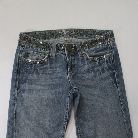 MISS ME Studded Bootcut Jeans Size 28 #16 - Picture 2 of 8